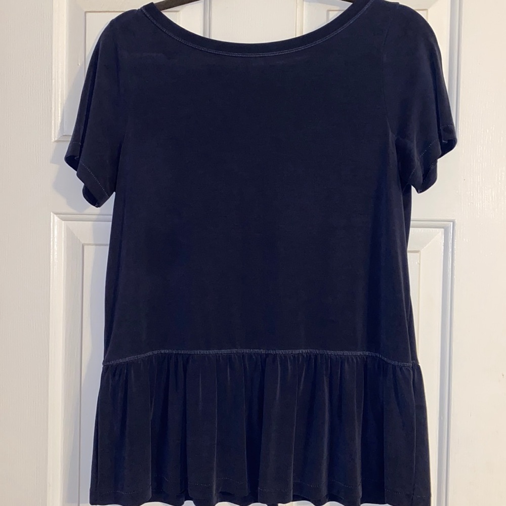 NEVER WORN SMALL BANANA REPUBLIC NAVY BLOUSE